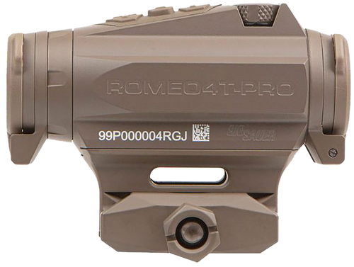 Sig Sauer Electro-Optics SOR44102 Romeo4T Pro Flat Dark Earth 1 x 20 mm 2 MOA Red Quad Ballistic Dot/65 MOA Circle