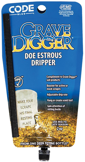 Code Blue OA1425 Grave Digger Doe Estrous Deer 2 oz Dripper