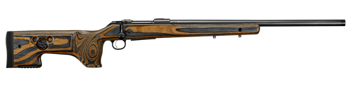 CZ-USA 07513 600+ Range 308 Win 5+1 24" Black Nitride Threaded Barrel, Black Nitride Steel Drilled & Tapped Receiver, Varnished Laminate Stock w/Adj Cheekrest