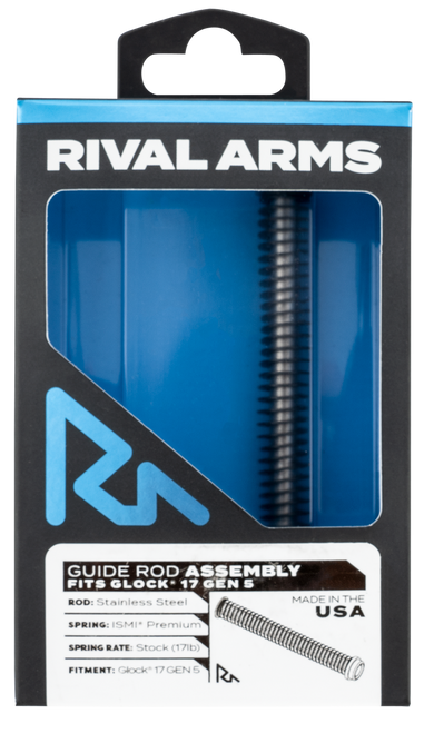 Rival Arms RA50G121S Guide Rod Assembly  Silver Stainless Steel for Glock 17 Gen5