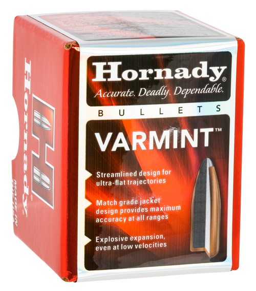 Hornady 2265 Traditional Varmint 22 Cal .224 55 gr Spire Point 100 Per Box/ 40 Case