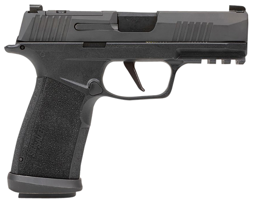 Sig Sauer 365XCA9TACOPS P365-XMACRO TACOPS Compact 9mm Luger 17+1 3.70" Black Barrel, Black Nitron Optic Ready/Serrated Slide, Black Polymer Frame w/Picatinny Rail, Black XMACRO Polymer Grips