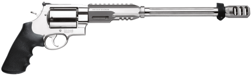 Smith & Wesson 170339 Performance Center Model 460 XVR 460 S&W Mag 5rd 14" MB Stainless Steel Barrel & Cylinder Satin Stainless Steel Frame with Black Polymer Grip Includes Bipod