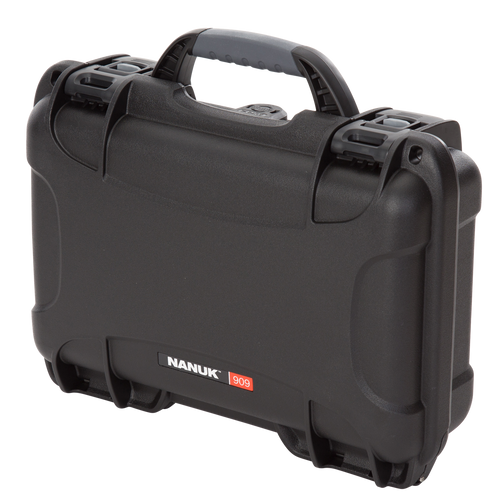 Nanuk 9091001 909  Waterproof Black Resin w/ Foam Padding&Airline Approved