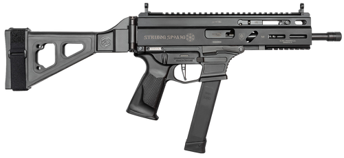 Grand Power 810091152850 Stribog SP9A3G 9mm Luger 8" Black, SB Tactical Brace