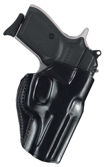 Galco SG800B Stinger  OWB Black Leather Compatible w/ Glock 43/43X/Taurus GX4/Springfield  Hellcat Belt Loop Mount Right Hand