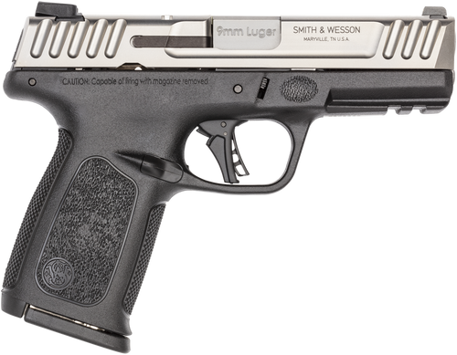 Smith & Wesson 13935 SD9 2.0  Compact Frame 9mm Luger 10+1, 4" Stainless Steel Barrel, Satin Stainless Steel Serrated Slide, Black Polymer Frame w/Picatinny Rail, Black Textured Polymer Grip