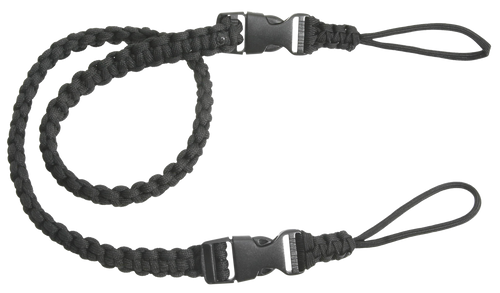 Outdoor Connection PCBS80575 Bino-Strap  Black Paracord 32.50" OAL