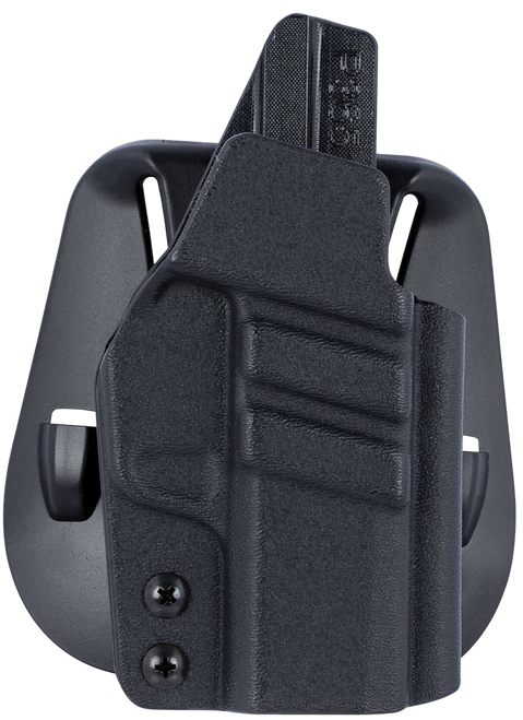 1791 Gunleather TACPDHOWBP365BLKR Tactical Kydex  OWB Black Kydex Paddle Fits Sig P365 Right Hand