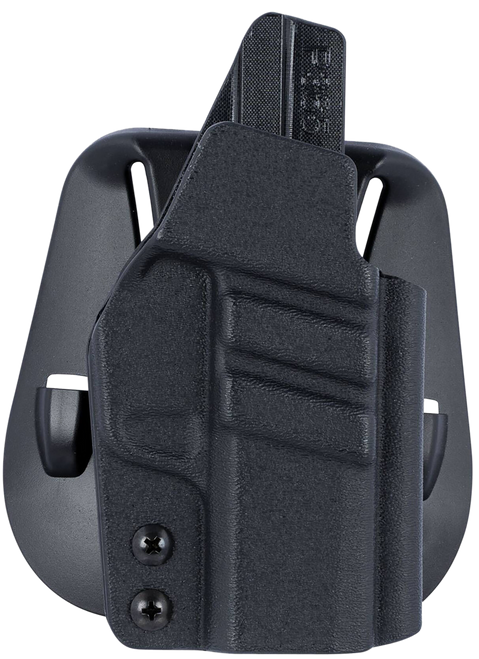 1791 Gunleather TACPDHOWBP365BLKR Tactical Kydex  OWB Black Kydex Paddle Fits Sig P365 Right Hand