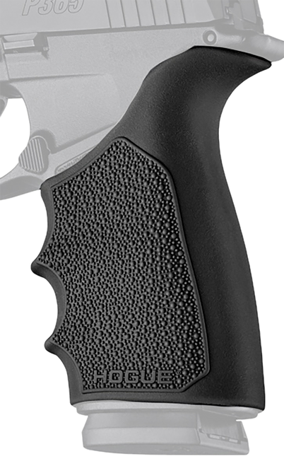 Hogue 18520 Grip Sleeve Handall Beavertail Black Rubber