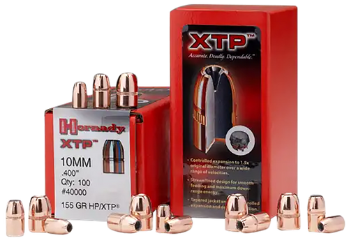 Hornady 44050 XTP  44 Cal .430 180 gr Hollow Point 100 Per Box/ 15 Case