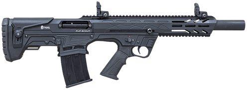 Citadel FRPS1218 Pup Scout  12 Gauge Semi-Auto 3" 5+1 18.50" Black Steel Barrel, Black Picatinny Rail Aluminum Receiver, Picatinny Handguard, Black Adj Cheek Riser Synthetic Stock