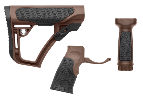 Daniel Defense 2810206145011 Collapsible Buttstock Pistol Grip/Vertical Foregrip AR-15 Mil Spec +