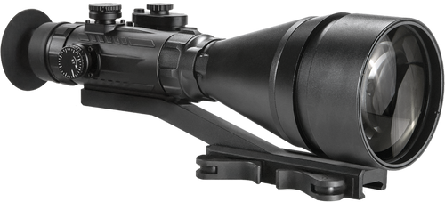 AGM Global Vision 15WP6623453111 Wolverine Pro-6 3AL1 Night Vision Riflescope Matte Black 6x100mm Gen 3 Auto Gated Level 1 Illuminated Red Chevron w/Ballistic Drop Reticle