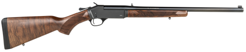 Henry H015450 Single Shot  450 Bushmaster Caliber with 1rd Capacity, 22" Barrel, Overall Blued Metal Finish & American Walnut Stock, Right Hand (Full Size)