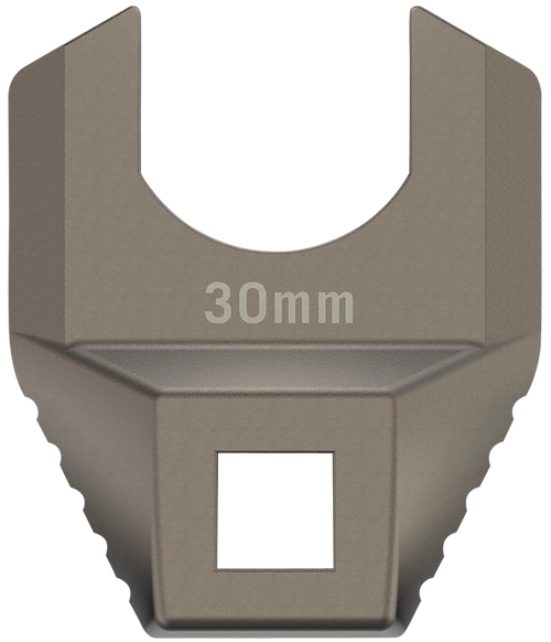 Real Avid AVMF30BNW Master -Fit Barrell Nut Wrench 30MM Titanium Titanium/Stainless Steel AR-Platform Free-Float Handle