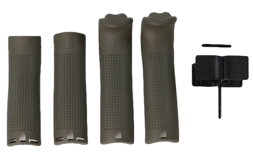 Glock 39843  Backstrap/Beavertail Set Battlefield Green Polymer