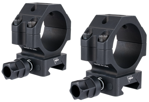 Trijicon AC22065 Scope Rings with Q-LOC Technology  Matte Black Aluminum 30mm Tube Medium