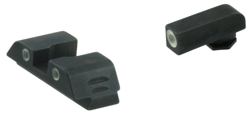 AmeriGlo GL5113 Classic Tritium Sight Set for Glock  Green Tritium White Outline Front Sight-Green Tritium White Outline Rear Sight