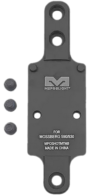 Meprolight USA 901141042 Optics Plate Shotgun Matte Black Aluminum Mossberg 930/590, RMR Footprint
