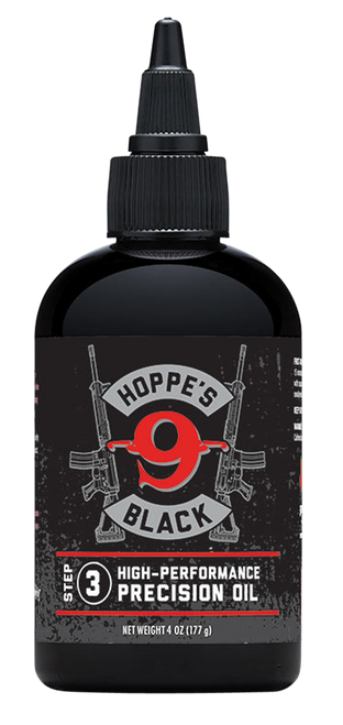 Hoppe's HBL4 Black Precision Oil Lubricates Prevents Rust & Corrosion  4 oz. Squeeze Bottle