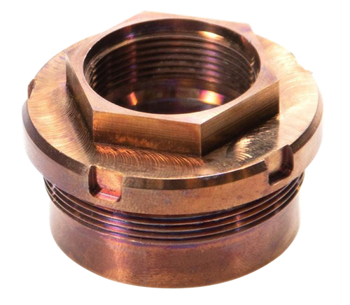 Q LLC PLANBOMEGA Plan-B Omega 1.375"x24 Suppressor Tube tpi, 17-4 Copper Stainless Steel, Fits Cherry Bomb Brake