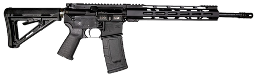 Diamondback DB1718B002 DB15  300 AAC Blackout 30+1 16" Black Nitride Threaded Barrel, Black Hardcoat Anodized Aluminum/Carbon Receiver w/Picatinny Rail Receiver, M-LOK Handguard, Magpul MOE Grip
