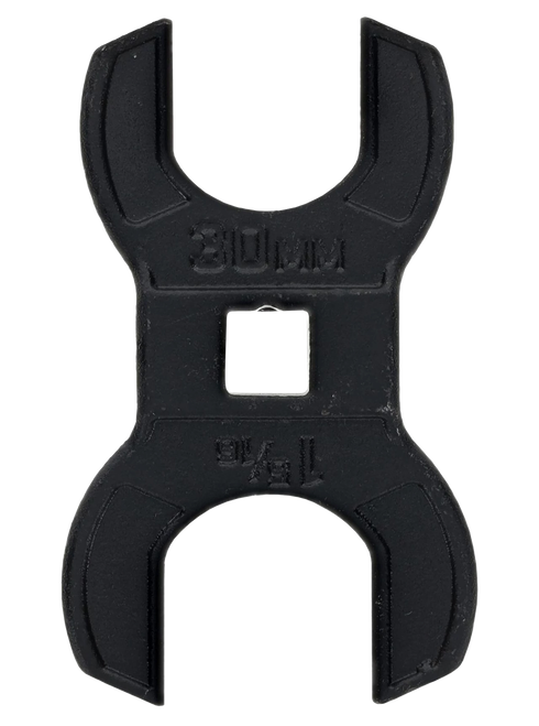 Wheeler 1199466 Barrel Nut Crowfoot Wrench Black Steel