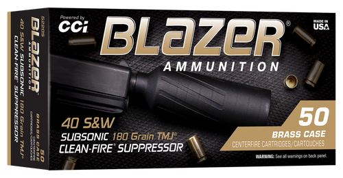 CCI 5220S Blazer  40S&W 180gr Total Metal Jacket 50/Box