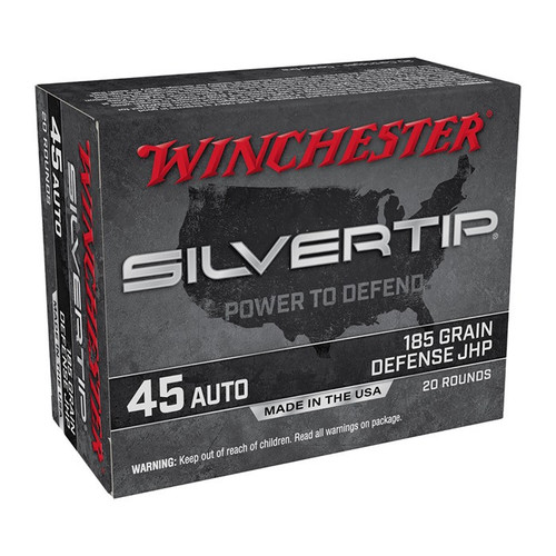 45 AUTO 185GR DEFENSE JACKETED HOLLOW POINT 200/CASE