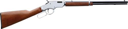 Taylors & Company 550223 Uberti Scout 22 LR Caliber with 14+1 Capacity, 19" Blued Barrel, Chrome-Plated Metal Finish & Walnut Stock Right Hand (Full Size)