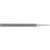 METAL CHECKERING FILE 40 LPI (#1) SILVER