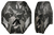 Axil LLC MXPLTBC MX Plate  Polymer Over the Head Black Camo