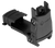 Mission First Tactical BUPSWR Flip Up Rear Sight  Black Folding AR-Platform