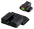 TruGlo TG231MP1C Tritium Pro  Black | Green Tritium Orange Outline Front Sight Green Tritium Rear Sight