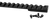 Warne V484M Vapor Picatinny Rail Black Anodized Ruger American Short Action, 0 MOA