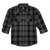 Hornady Gear 32226 Flannel Shirt  3XL Gray/Black,  Cotton/Polyester, Relaxed Fit Button Up