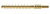 J. Dewey Parker Hale Style Brass Rifle Jag - Female Thread 8/36 .243/.257/6.5mm