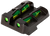 HiViz TRLW11 LiteWave Rear Sight Green/Red Interchangeable Fits Taurus G3, G3 Tactical, G3C, GX4, GX4XL, GX4 Carry