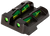 HiViz TRLW11 LiteWave Rear Sight Green/Red Interchangeable Fits Taurus G3, G3 Tactical, G3C, GX4, GX4XL, GX4 Carry