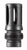 Dead Air DA122 Xeno Flash Hider Black Nitride 4140 Steel with 5/8"-24 tpi Threads, 2.16" OAL & .99" Diameter