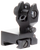 Aim Sports MT201 AR Low Profile Rear Flip Up Sight  Black Anodized Low Profile for AR-15