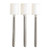 MANDREL MOUNTED FELT BOB SQUARE 1/2''X3/8'' 3 PACK