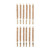 BRONZE RIFLE BORE BRUSH, 270 CALIBER, 8-32M, 12 PACK