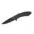 ABKT Elite Ember Folding Knife 2-3/4" Drop Point Blade Black