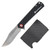 Smith & Wesson Folding Knife and Wallet Combo 3-3/10" Clip Point Blade Black