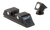 Trijicon 600234 Bright & Tough Steel Sights  Black White Dot Front Sight-Black White Dots Rear Sight-Glock 17 MOS/19 MOS/34 MOS (No Tritium) Standard Frame