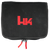 HK 51001075 Pistol Case  11.20" Long Black/Red