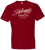 Hornady Gear 31872 Vintage Script  Red Cotton Semi-Fitted Medium